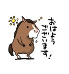 ウマの毎日2（個別スタンプ：1）