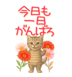 リアルねこ！家族と毎日使える主婦猫の日常（個別スタンプ：4）