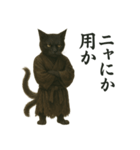 呪猫クロ ― 闇に嗤う黒猫（個別スタンプ：14）