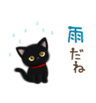 黒猫子猫ちゃんの日常スタンプ（個別スタンプ：26）