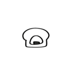 パンの中におにぎり（個別スタンプ：32）