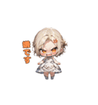 しあわせウェディングガール（個別スタンプ：19）