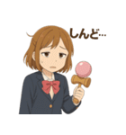けん玉女子サラちゃん（個別スタンプ：12）
