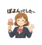 けん玉女子サラちゃん（個別スタンプ：39）