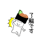 寿司 ウニ軍艦ちゃん（個別スタンプ：6）