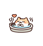 お風呂猫「やだ！」,（個別スタンプ：1）