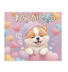 かわいい犬たち カラフル 思いやり 日常（個別スタンプ：5）