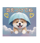 かわいい犬たち カラフル 思いやり 日常（個別スタンプ：26）