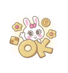 恋するうさぎ6(スイーツ＆フルーツ)（個別スタンプ：1）