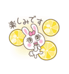 恋するうさぎ6(スイーツ＆フルーツ)（個別スタンプ：25）