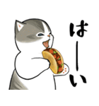 パンxにゃん（個別スタンプ：11）