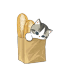 パンxにゃん（個別スタンプ：40）