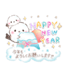 年末年始❤️ふわもちシマエナガ④❤️再販（個別スタンプ：3）