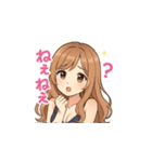 可愛いキャバ嬢マキちゃんのLINEスタンプ（個別スタンプ：2）
