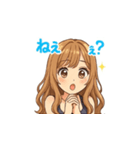 可愛いキャバ嬢マキちゃんのLINEスタンプ（個別スタンプ：14）