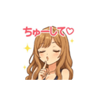 可愛いキャバ嬢マキちゃんのLINEスタンプ（個別スタンプ：15）