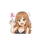可愛いキャバ嬢マキちゃんのLINEスタンプ（個別スタンプ：16）