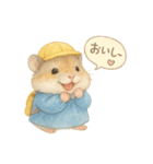 毎日使える！園児服のハムスター（個別スタンプ：31）