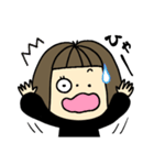 おかっぱガール♡いろんな気持ち（個別スタンプ：10）