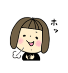 おかっぱガール♡いろんな気持ち（個別スタンプ：23）