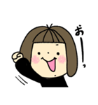 おかっぱガール♡いろんな気持ち（個別スタンプ：36）