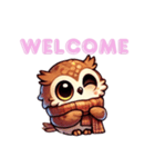 Pretty owl Yume chan（個別スタンプ：5）