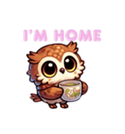 Pretty owl Yume chan（個別スタンプ：8）