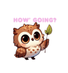 Pretty owl Yume chan（個別スタンプ：10）