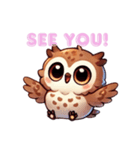 Pretty owl Yume chan（個別スタンプ：11）