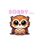 Pretty owl Yume chan（個別スタンプ：15）