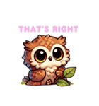 Pretty owl Yume chan（個別スタンプ：16）