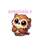 Pretty owl Yume chan（個別スタンプ：19）