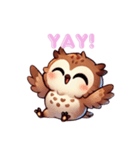 Pretty owl Yume chan（個別スタンプ：24）