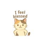 三毛猫とだるまのスタンプ3英語v（個別スタンプ：3）