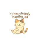 三毛猫とだるまのスタンプ3英語v（個別スタンプ：6）