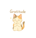 三毛猫とだるまのスタンプ3英語v（個別スタンプ：11）