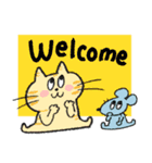 動物さんのゆるスタンプ（2）英語ver（個別スタンプ：5）