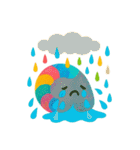 ゆるカラフルな海のいきもの♪毎日使える♪（個別スタンプ：32）