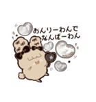 PENOちゃん推し活始めました♡黒色（個別スタンプ：2）