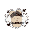 PENOちゃん推し活始めました♡黒色（個別スタンプ：4）