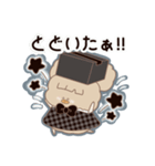 PENOちゃん推し活始めました♡黒色（個別スタンプ：13）