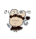 PENOちゃん推し活始めました♡黒色（個別スタンプ：21）