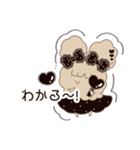 PENOちゃん推し活始めました♡黒色（個別スタンプ：22）