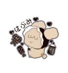 PENOちゃん推し活始めました♡黒色（個別スタンプ：23）