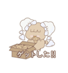PENOちゃん推し活始めました♡白色（個別スタンプ：12）