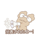 PENOちゃん推し活始めました♡白色（個別スタンプ：20）