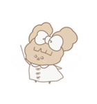 PENOちゃん推し活始めました♡白色（個別スタンプ：25）