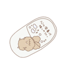PENOちゃん推し活始めました♡白色（個別スタンプ：36）