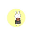 たまにバスケなうさぎちゃん（個別スタンプ：1）