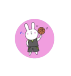 たまにバスケなうさぎちゃん（個別スタンプ：2）
